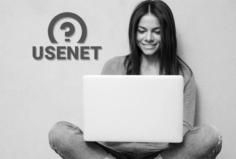 Qu’est-ce qu’Usenet - une femme utilisant un ordinateur portable